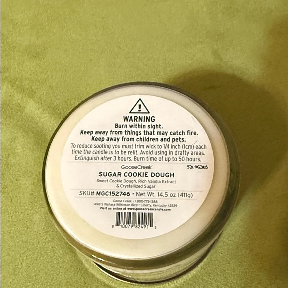 GooseCreek Pillsbury Sugar Cookie Dough Candle